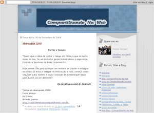 Blogspot / Blogger - Compartilhando Na Web