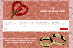 Porttal Noivas na Web - acesso aos diversos contedos